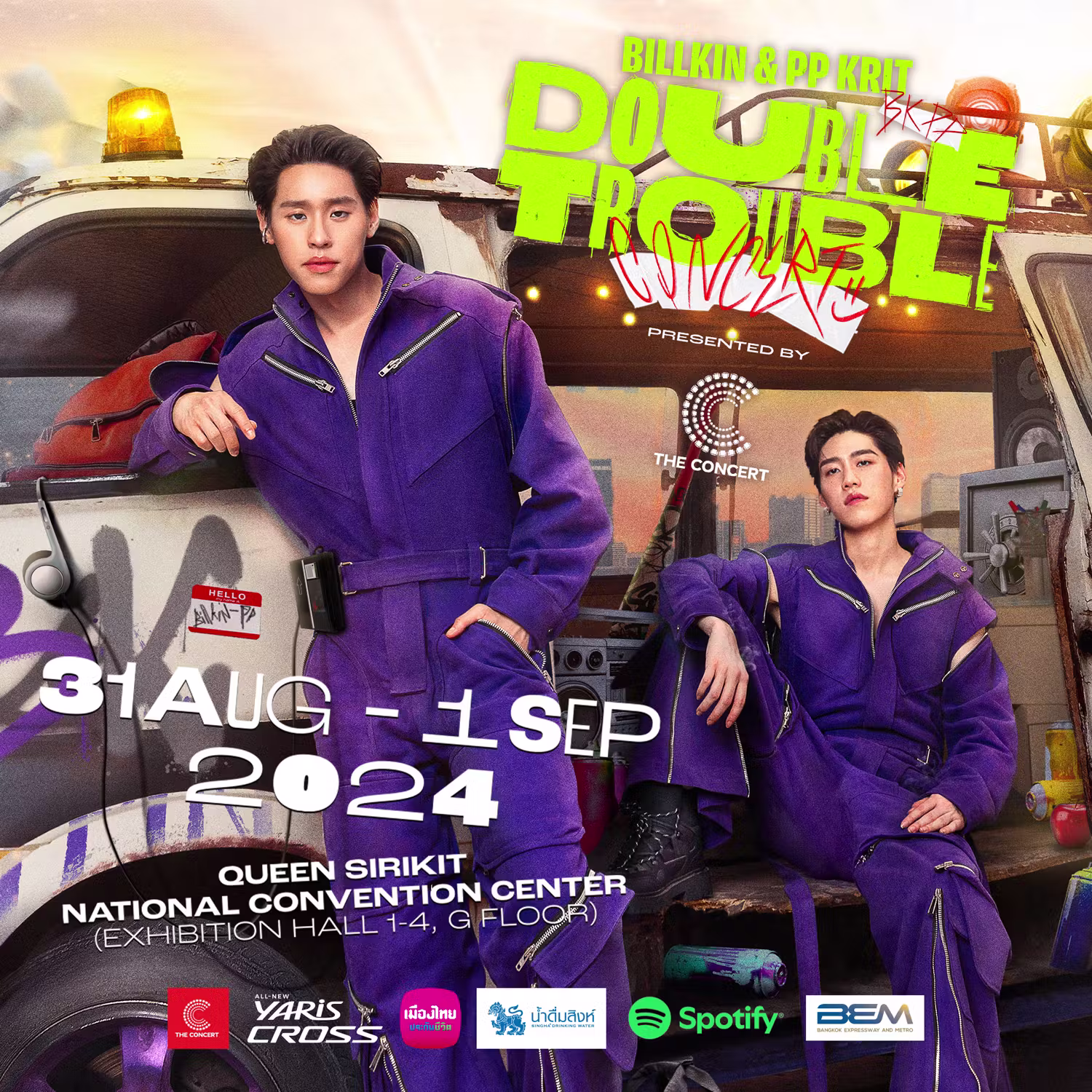 Billkin & PP Krit Double Trouble Concert Presented by The Concert Application