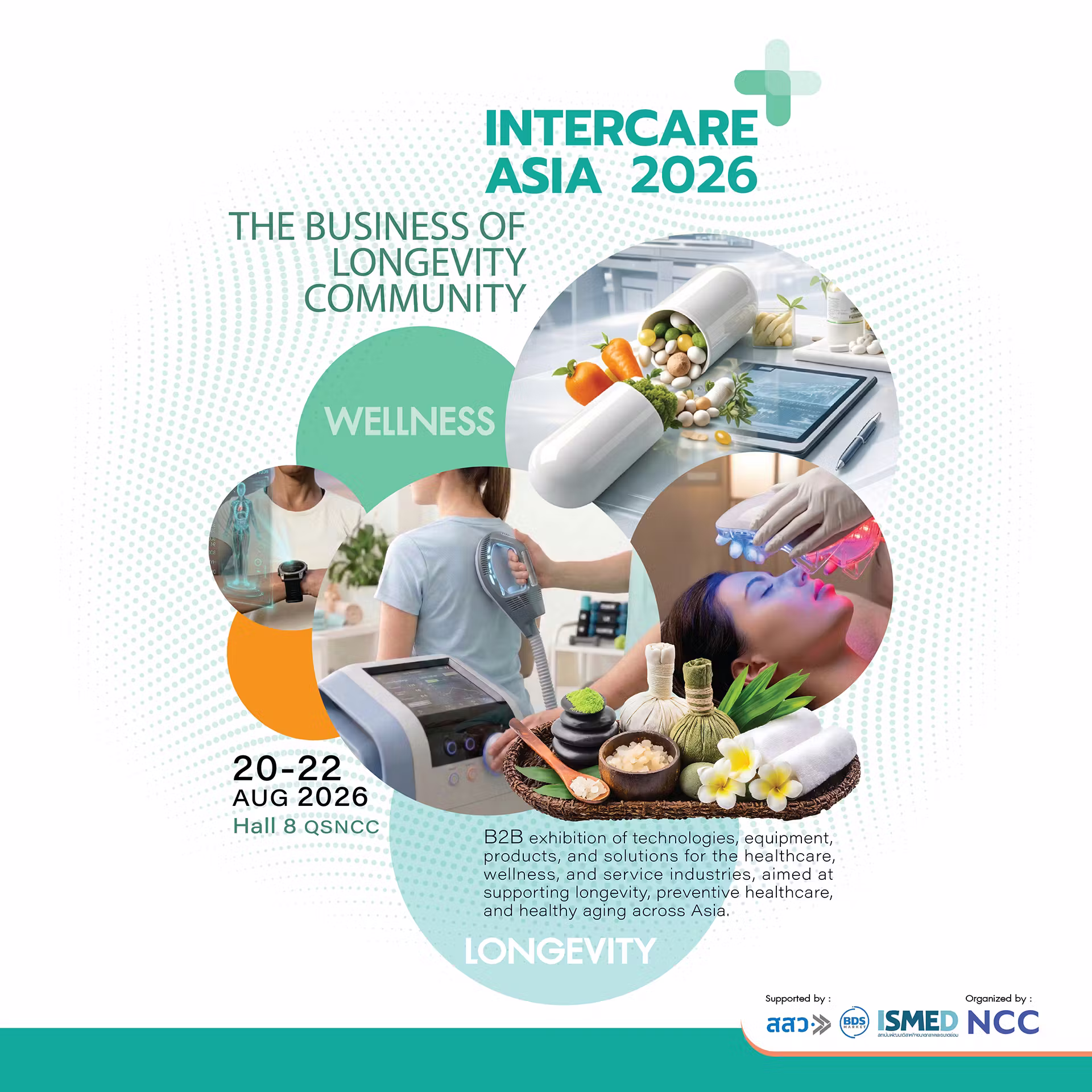 InterCare Asia 2026 āļāļ·āļāđāļ§āļāļĩāļāļĩāđāļĢāļ§āļĄāļāļĨāļąāļāļāļāļāļāļļāļāļŠāļēāļŦāļāļĢāļĢāļĄ Medical, Wellness āđāļĨāļ° Longevity āđāļ§āđāđāļāļāļĩāđāđāļāļĩāļĒāļ§āļāļĒāđāļēāļāļŠāļĄāļāļđāļĢāļāđāđāļāļ āļāđāļēāļĄāļāļĨāļēāļāļāļēāļĢāđāļāļĨāļĩāđāļĒāļāđāļāļĨāļāļāļāļāđāļĨāļāļāļĩāđāļāļđāđāļāļāđāļŦāđāļāļ§āļēāļĄāļŠāļģāļāļąāļāļāļąāļāļŠāļļāļāļ āļēāļāđāļĨāļ°āļāļļāļāļ āļēāļāļāļĩāļ§āļīāļāļĄāļēāļāļāļķāđāļ āļāļēāļāļāļĩāđāļāļđāļāļāļāļāđāļāļāđāļŦāđāđāļāđāļ âāļāļļāļāļāļąāļāļāļāļāļāļāđāļāļāļēāļŠâ āļāļĩāđāđāļāļ·āđāļāļĄāļāđāļāļāļđāđāļāļĢāļ°āļāļāļāļāļēāļĢāļāļąāļ Decision Maker āđāļĨāļ° Buyer āļāļļāļāļ āļēāļāļāļēāļāļāļąāđāļāđāļāđāļĨāļ°āļāđāļēāļāļāļĢāļ°āđāļāļĻāļāļĒāđāļēāļāļāļĢāļāđāļāđāļēāļŦāļĄāļēāļĒ