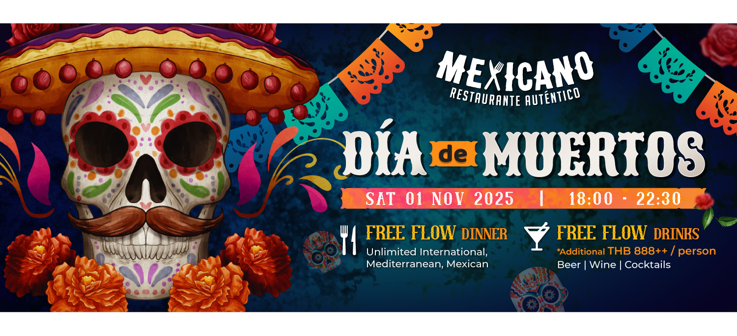 Rembrandt Residences Bangkok_Celebrate Día de los Muertos at Mexicano Restaurante Autentico, Bangkok_ BTS Asok_MRT Sukhumvit_Asoke_Sukhumvit Road_Heart of Bangkok