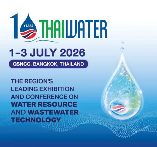 Thai Water Expo 2026 (THW) returns as Asia’s premier trade platform for showcasing cutting-edge water and wastewater technologies. The show will spotlight smart solutions-from intelligent water grids and integrated monitoring systems to AI-powered management tools-designed to enhance resilience, efficiency, and sustainability across both urban and rural landscapes.